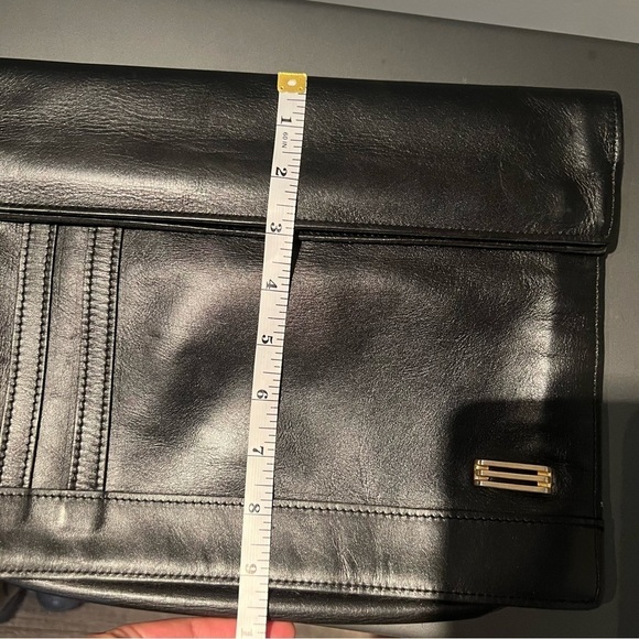 Beautiful Vintage clutch leather black - Picture 6 of 6